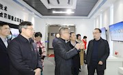 省科技厅党组书记、厅长宋德雄一行来校参观无损检测技术教育部重点实验室